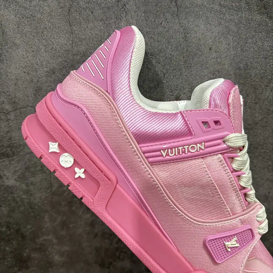 LV Trainer Floral Print