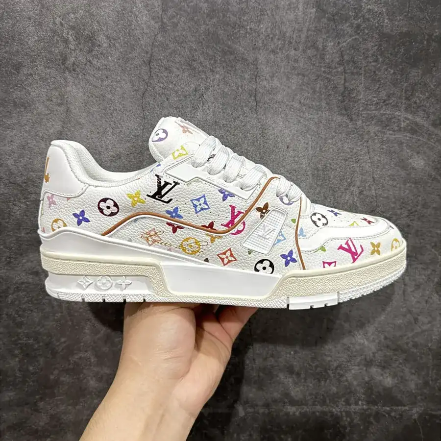 LV Trainer White Tricolor Premium Quality