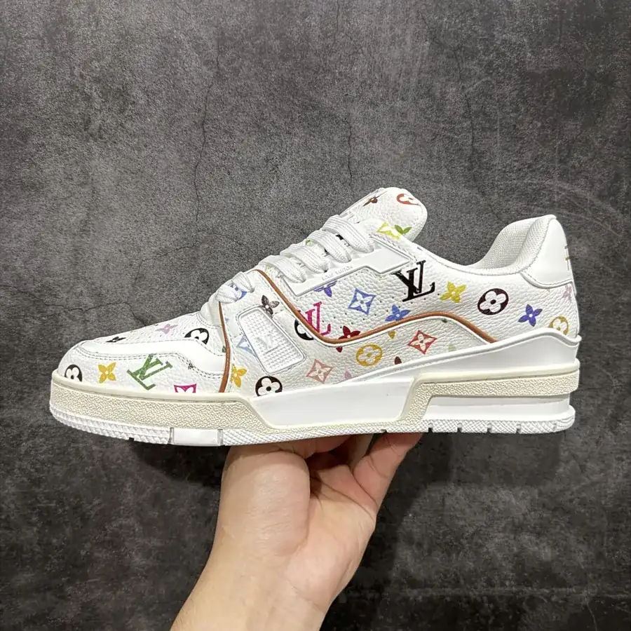 LV Trainer White Tricolor Premium Quality