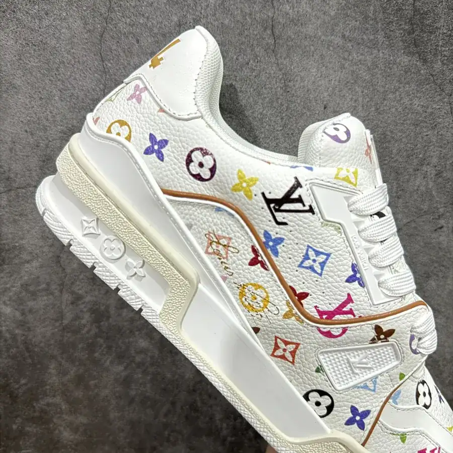 LV Trainer White Tricolor Premium Quality