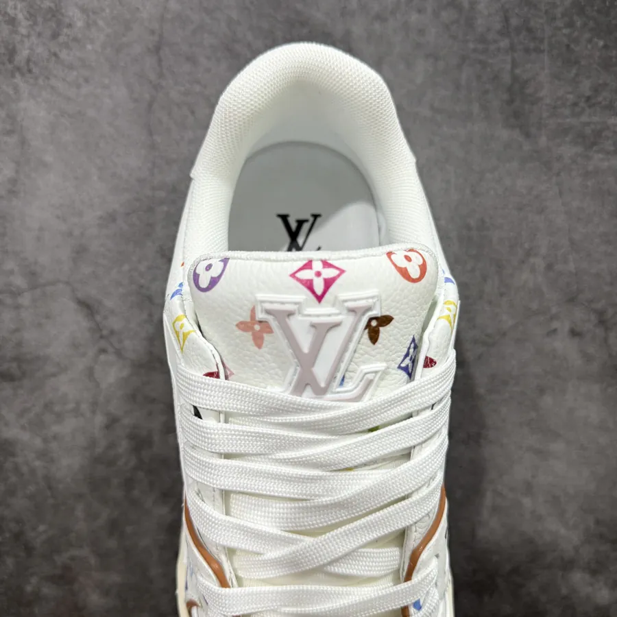 LV Trainer White Tricolor Premium Quality