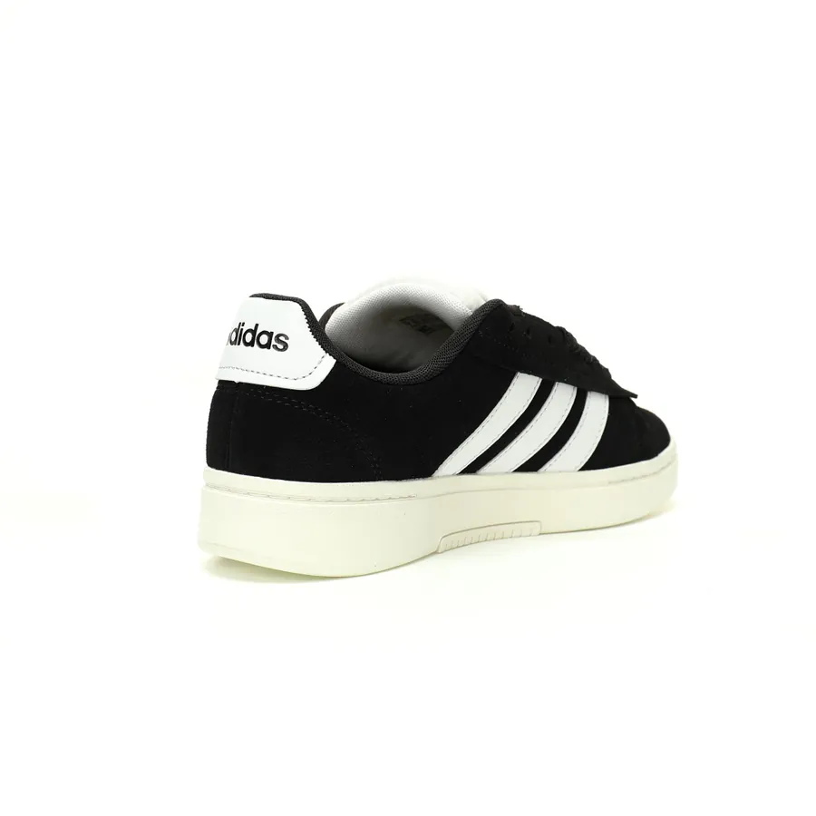 Adidas Grand Court Base 00s Vintage Flip Flop Black and White Low Top Sneakers