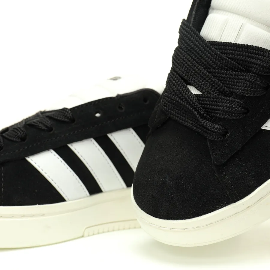 Adidas Grand Court Base 00s Vintage Flip Flop Black and White Low Top Sneakers