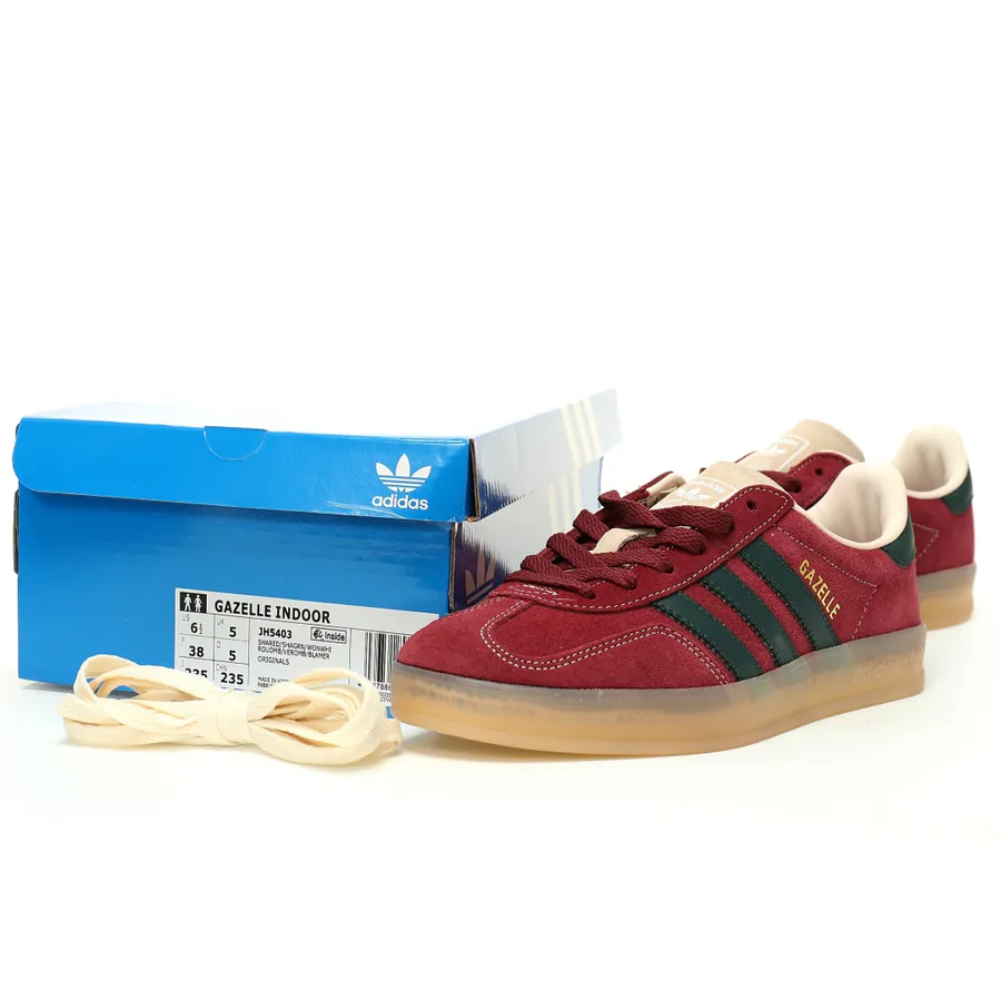 Adidas Gazelle Indoor Trainers Vintage Style Low Top Sneakers