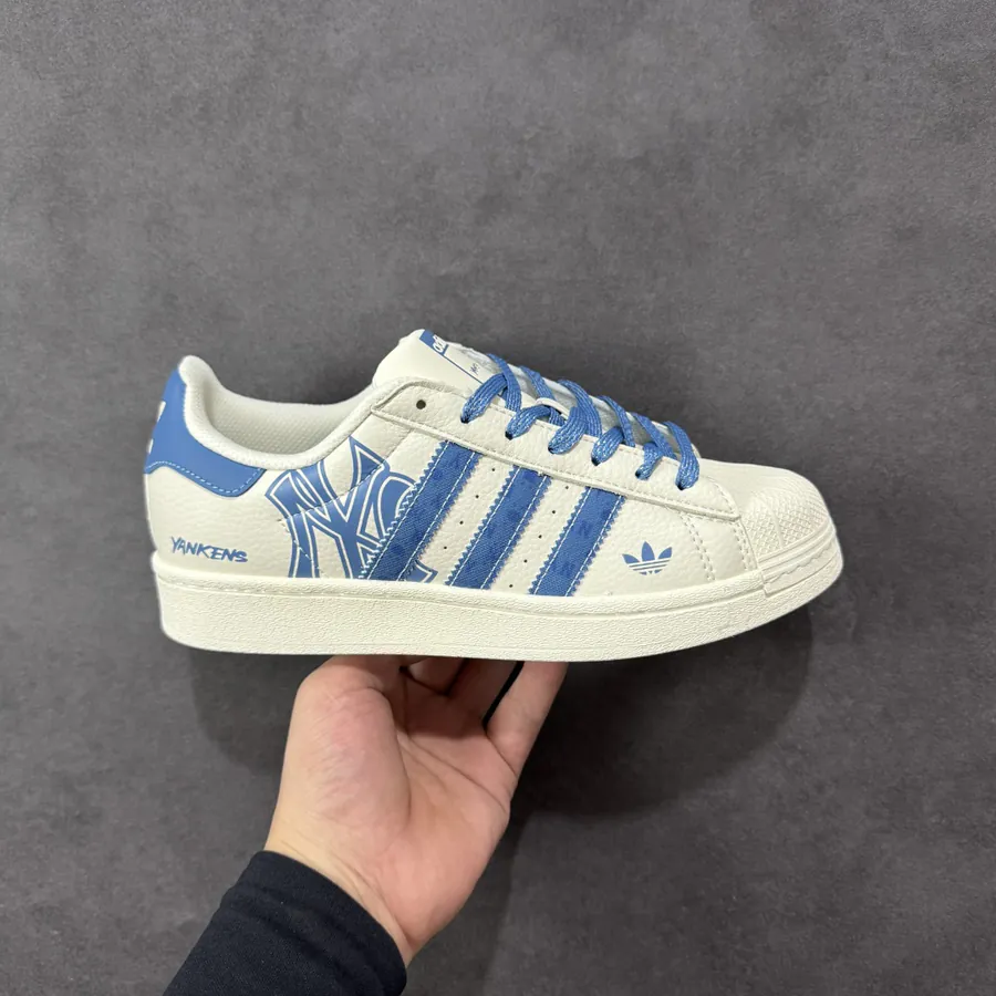 Originals Superstar x MLB White Blue Sneaker