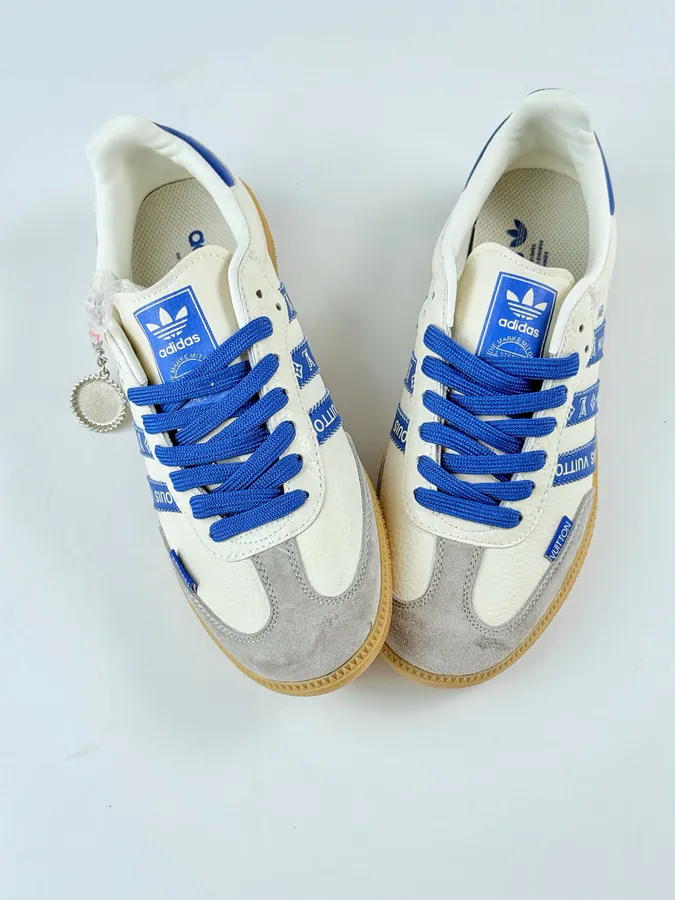 Adidas originals Samba OG x Louis Vuitton Gray White