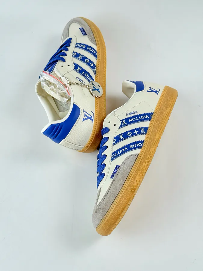 Adidas originals Samba OG x Louis Vuitton Gray White