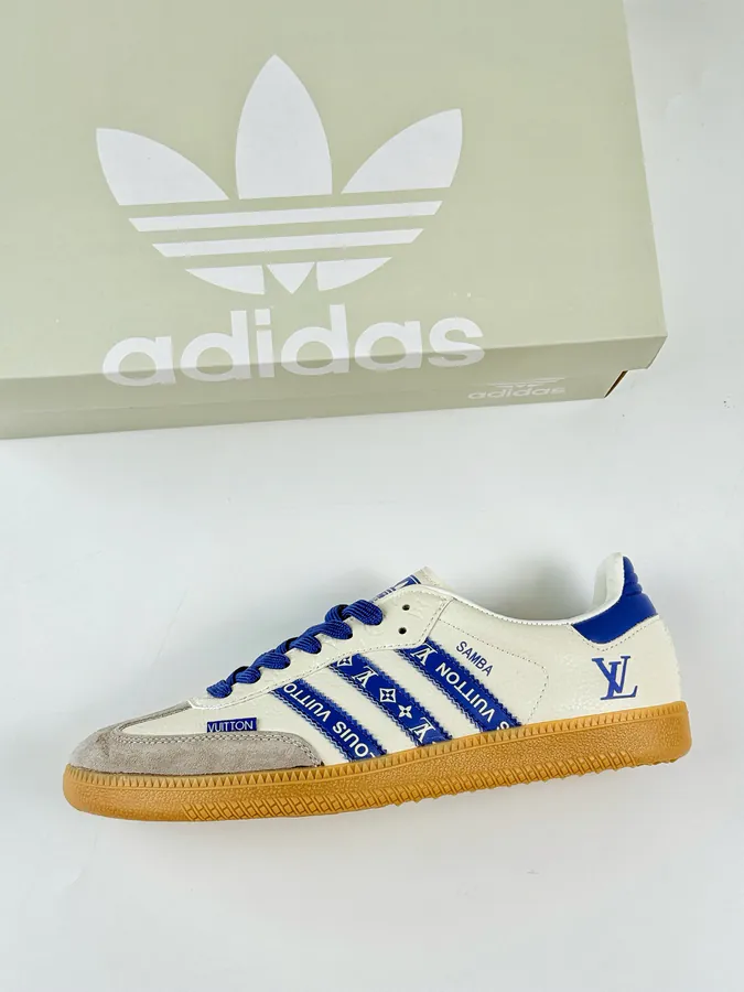 Adidas originals Samba OG x Louis Vuitton Gray White