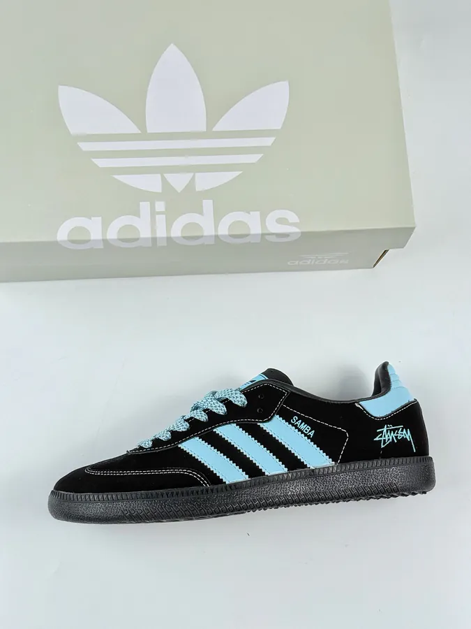Adidas originals Samba OG x Stussy Black Blue Starry