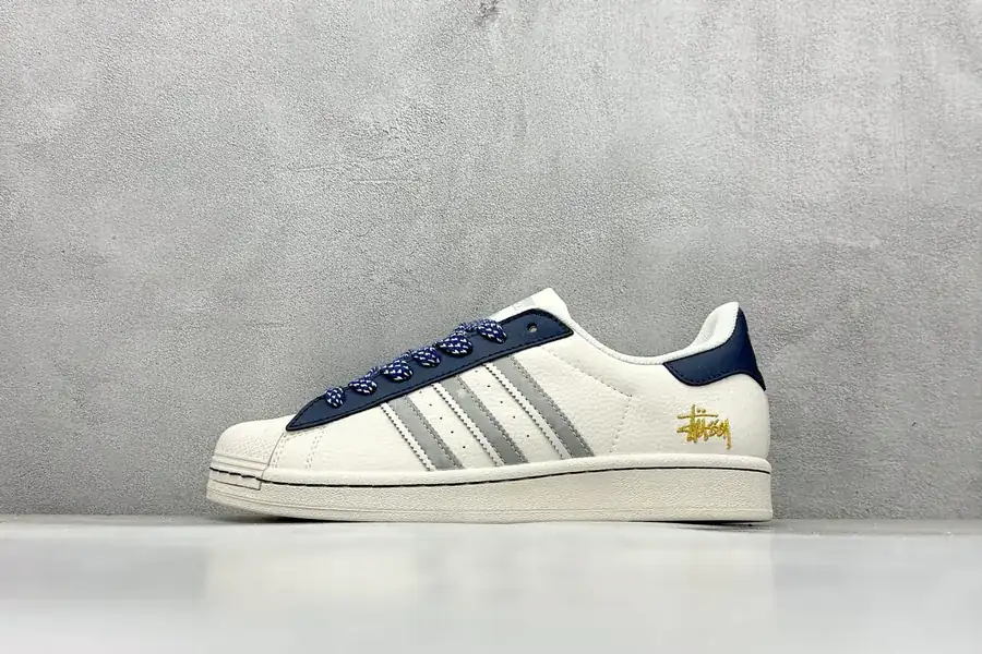 Originals Superstar x Stussy White Grey Sneaker