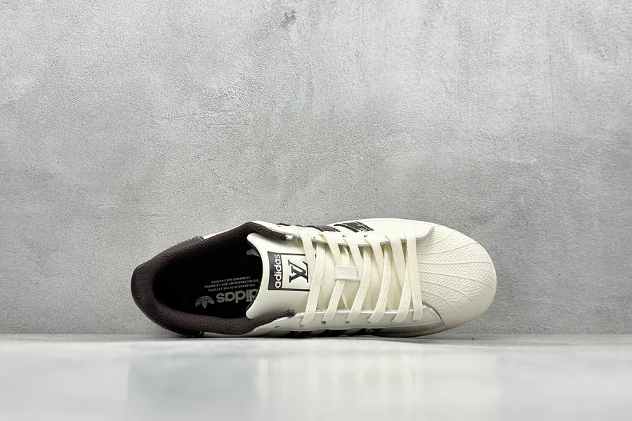 Originals Superstar x Louis Vuitton White Brown