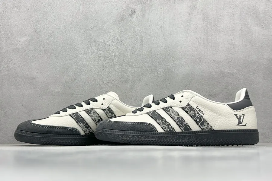 Adidas originals Samba OG x Louis Vuitton Grey White