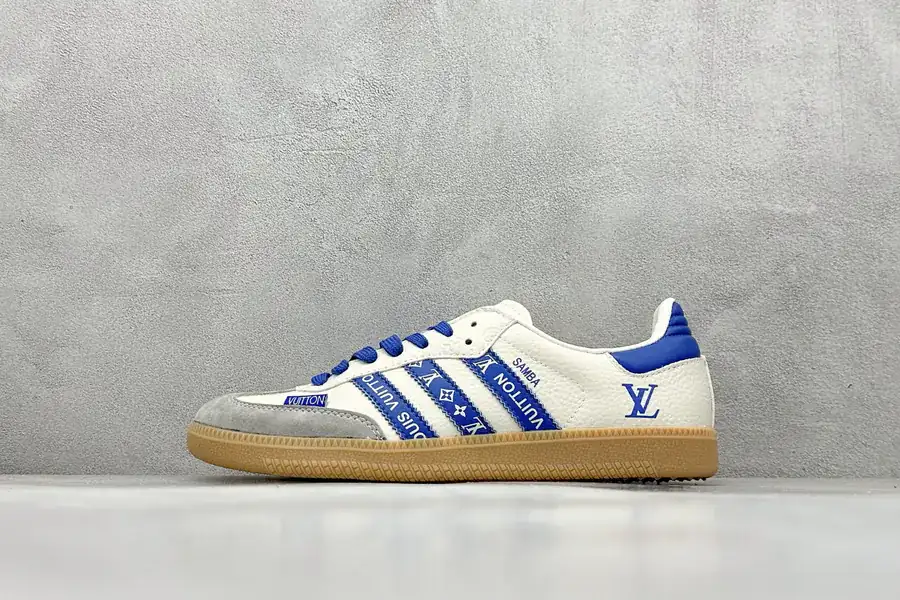 Adidas Originals Samba OG x LV White Blue
