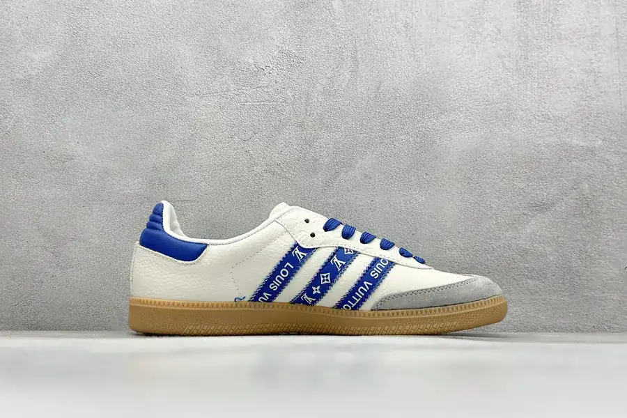 Adidas Originals Samba OG x LV White Blue