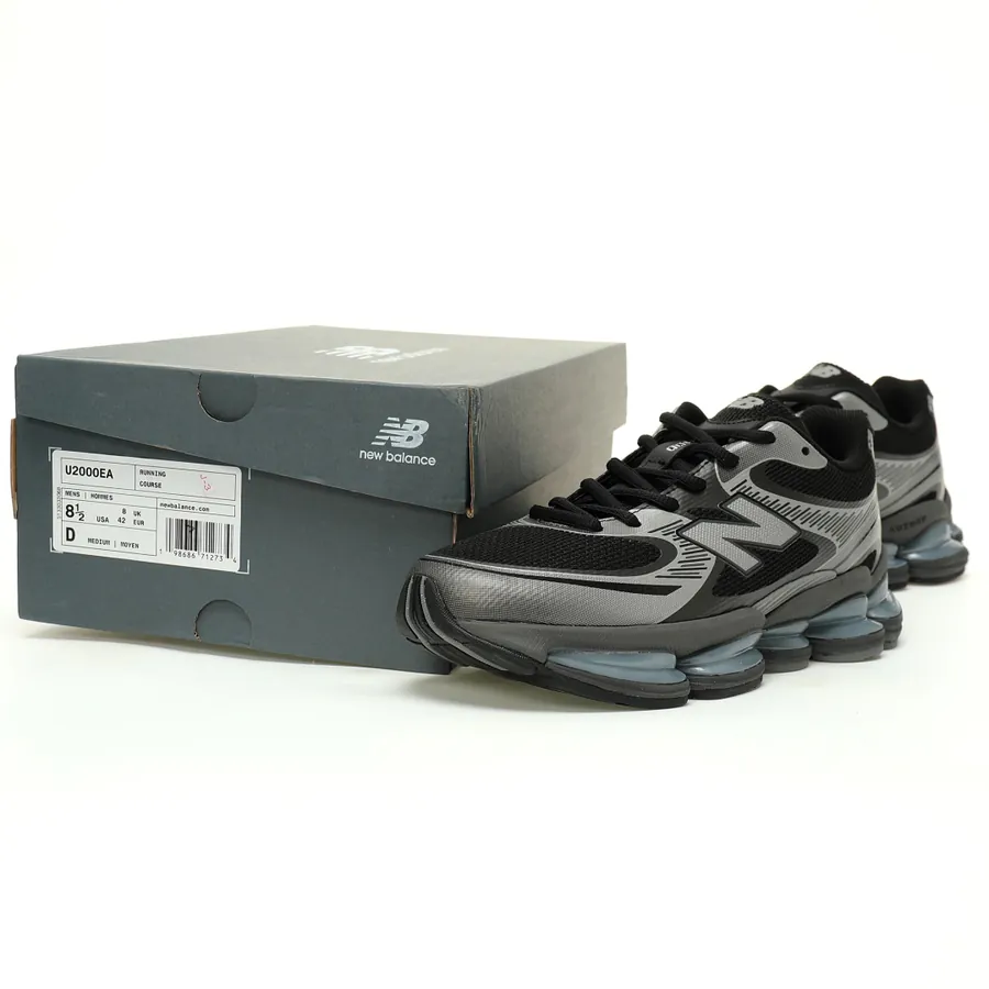 New Balance ABZORB 2000 U2000EA Silver Black Retro Futuristic Dad Shoes