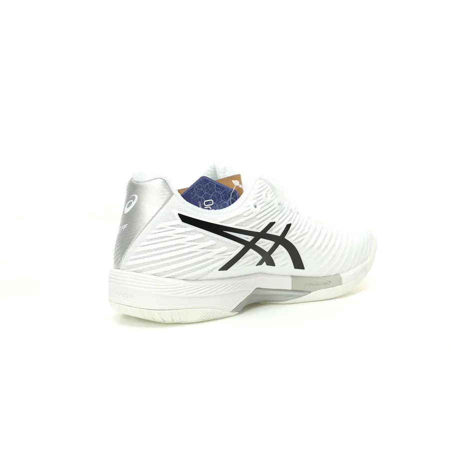 ASICS Solution Speed FF 2 Tennis Training Shoes Silver Black
