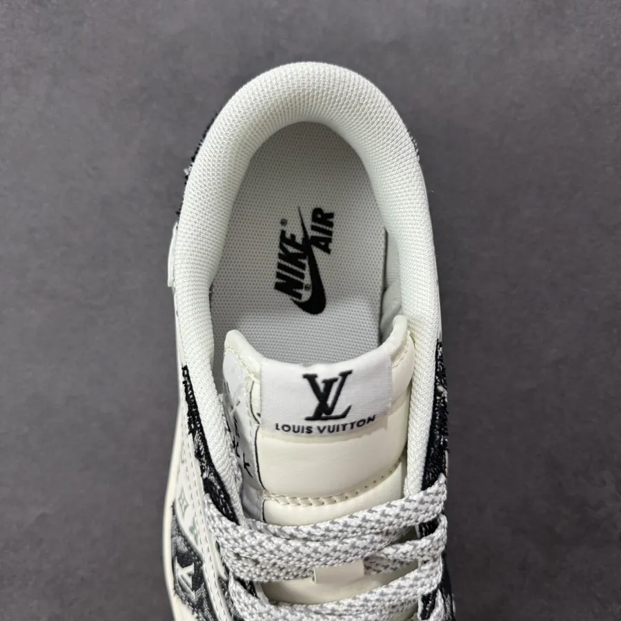 Travis Scott x Fraent Design x Air 1 Low OG SP 1 Black Denim Low Top Sneakers