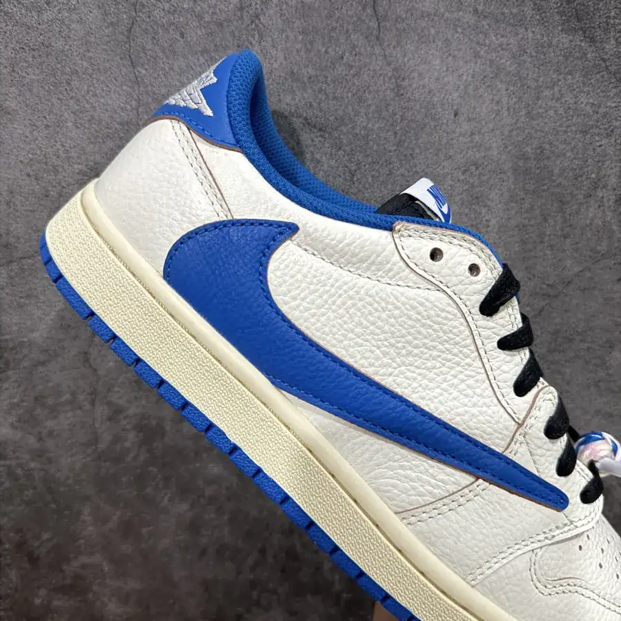 Travis Scott x Air Jordan AJ1 Low OG SP TS White Blue Lightning 2.0