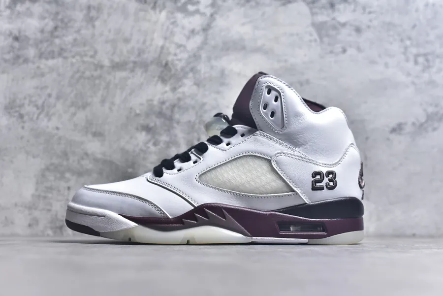Ma Maniére x Air Jordan AJ5 Burgundy Crush