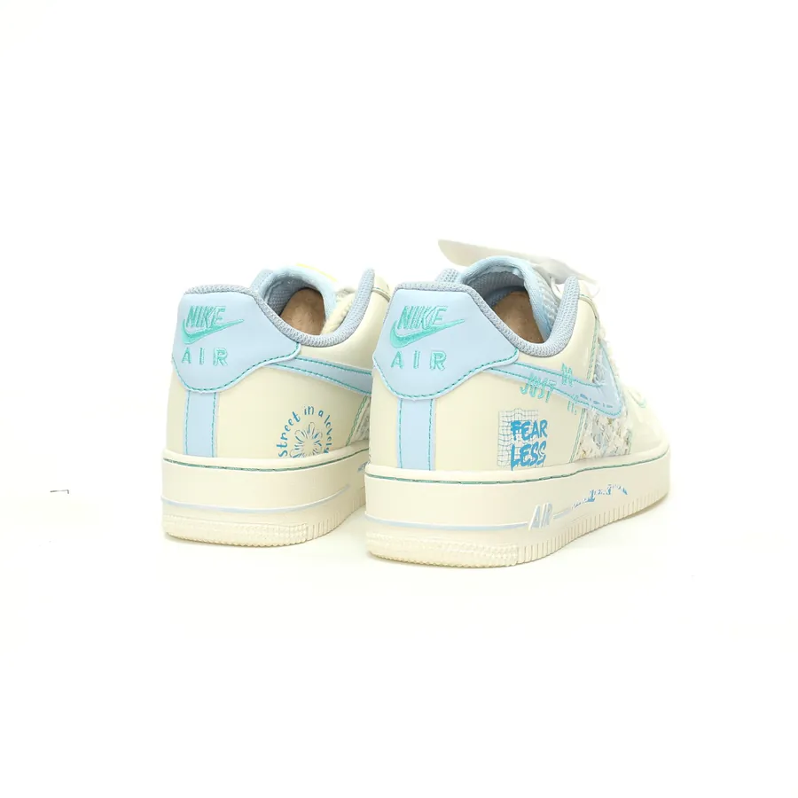 AF1'07 Low 'JUST DO IT' Classic Low Sneaker in Grained Calfskin