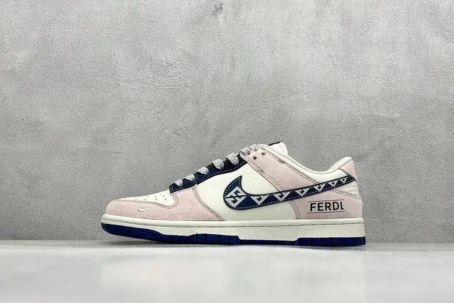 Nike SB Dunk Low x Fendi Premium Custom Low Top Sneakers