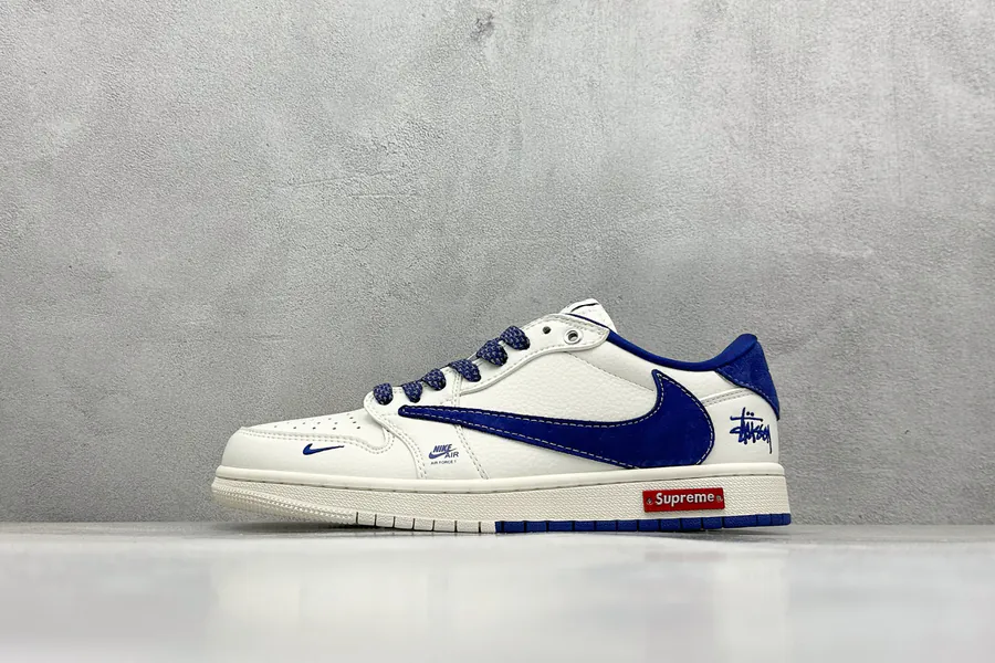 Fraent x Travis Scott x 1 Low Triple Collaboration Sneaker