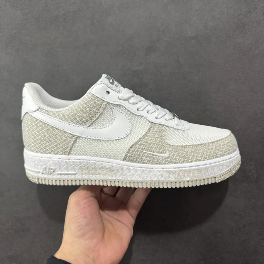 Nike Air Force 107 Low Customized Denim Fabric Sneaker