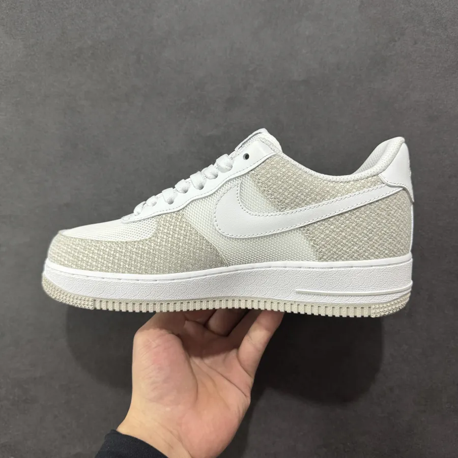 Nike Air Force 107 Low Customized Denim Fabric Sneaker