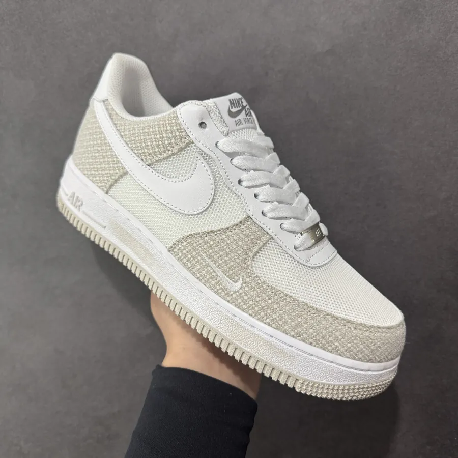 Nike Air Force 107 Low Customized Denim Fabric Sneaker