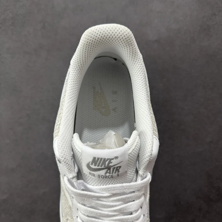 Nike Air Force 107 Low Customized Denim Fabric Sneaker
