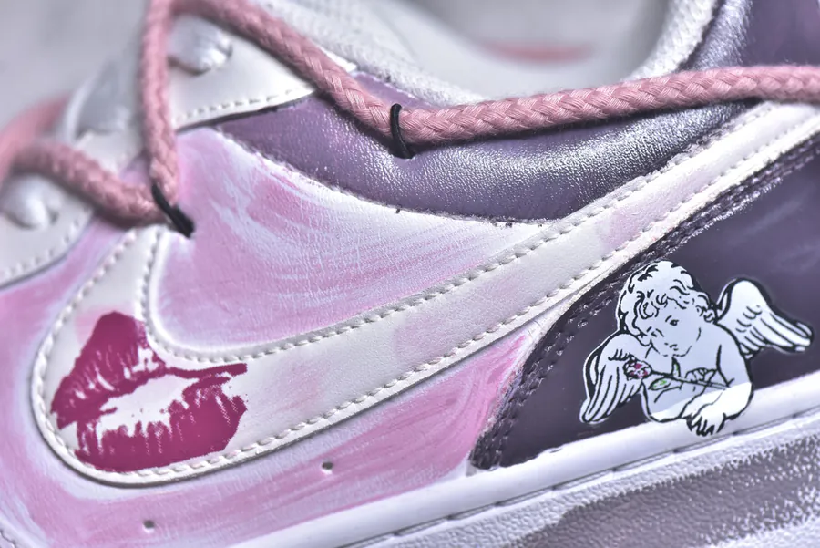 Nike Court Borough Low Top Sneaker with Cherry Blossom Aesthetic