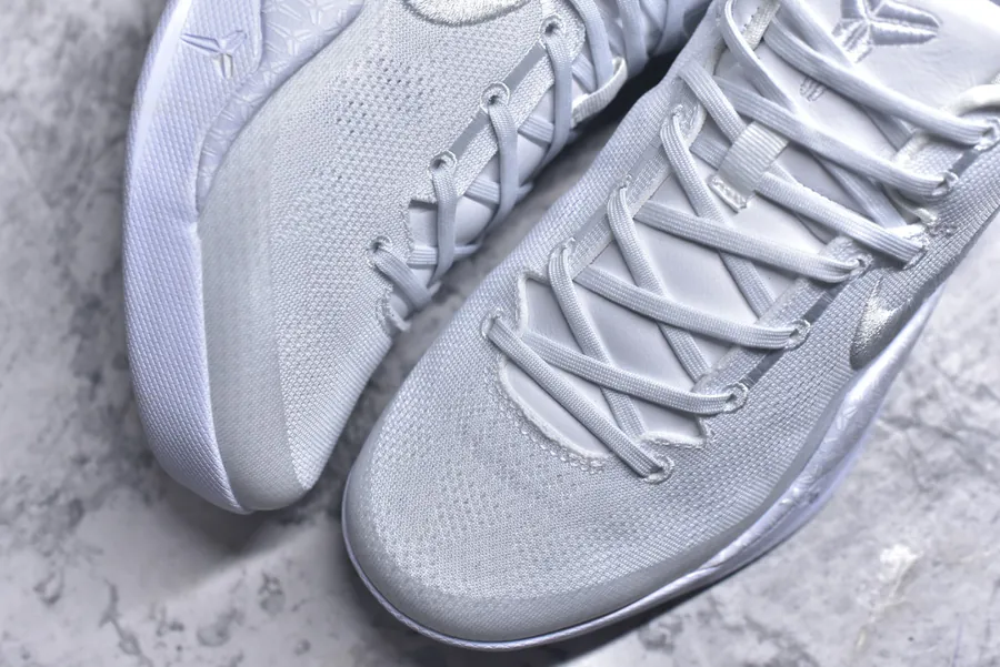 NK Zoom Kobe Ⅷ System Basketball Shoes Pure White Dragon