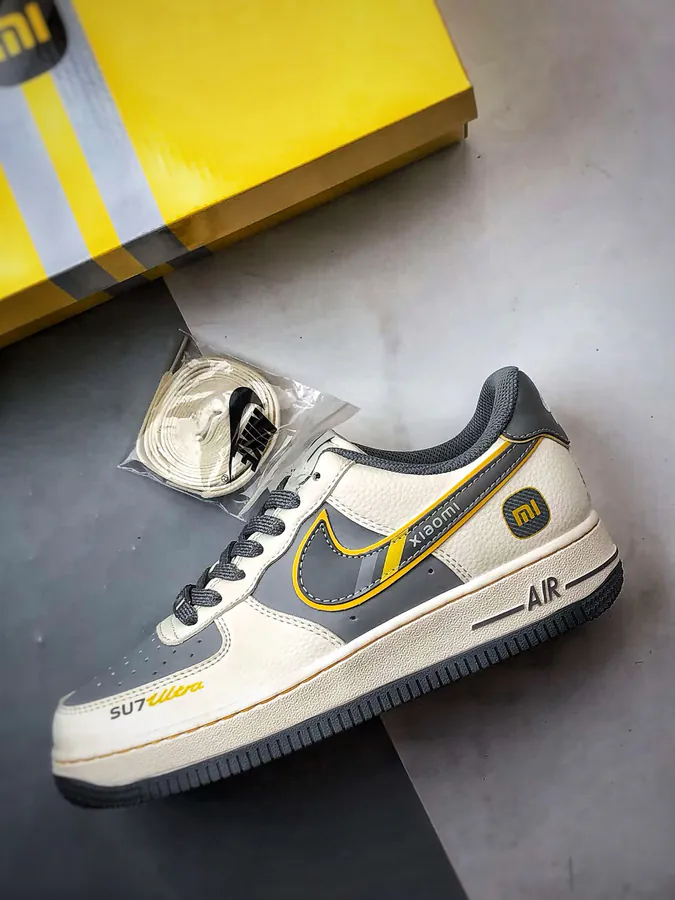 NK Air Force 1 Low Xiaomi SU7 Gray Yellow