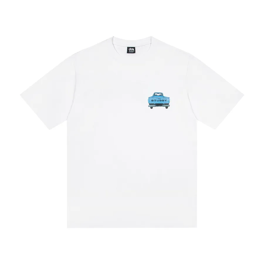 SS25 PIUP TEE Car Print Round Neck Short Sleeve T Shirt
