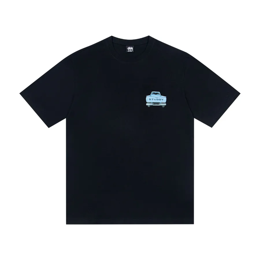 SS25 PIUP TEE Car Print Round Neck Short Sleeve T Shirt