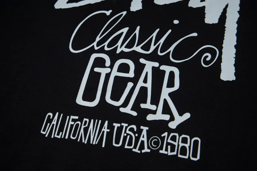 Stu Classic Logo Print Round Neck T Shirt Unisex