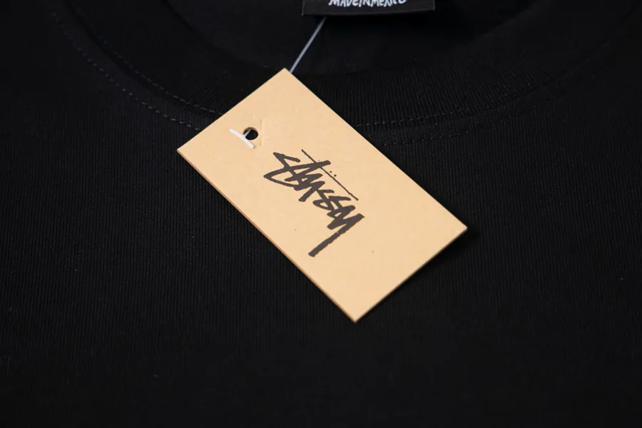 Stu Classic Logo Print Round Neck T Shirt Unisex