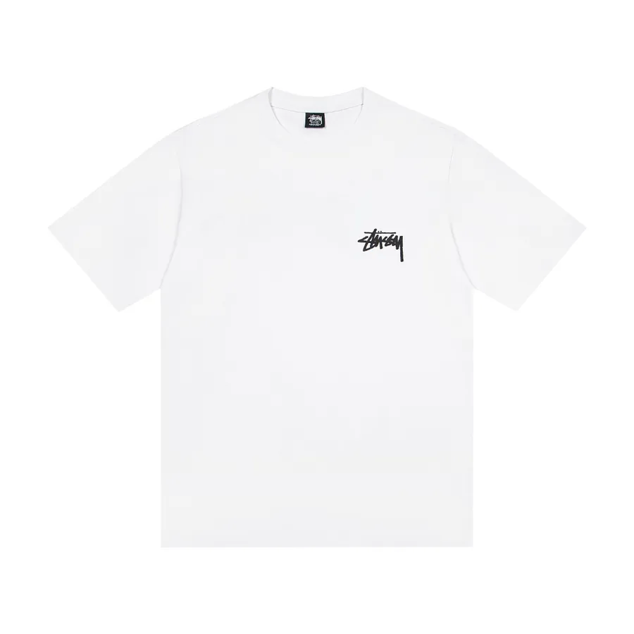Stussy 8 Ball Shattered Tee Black and White