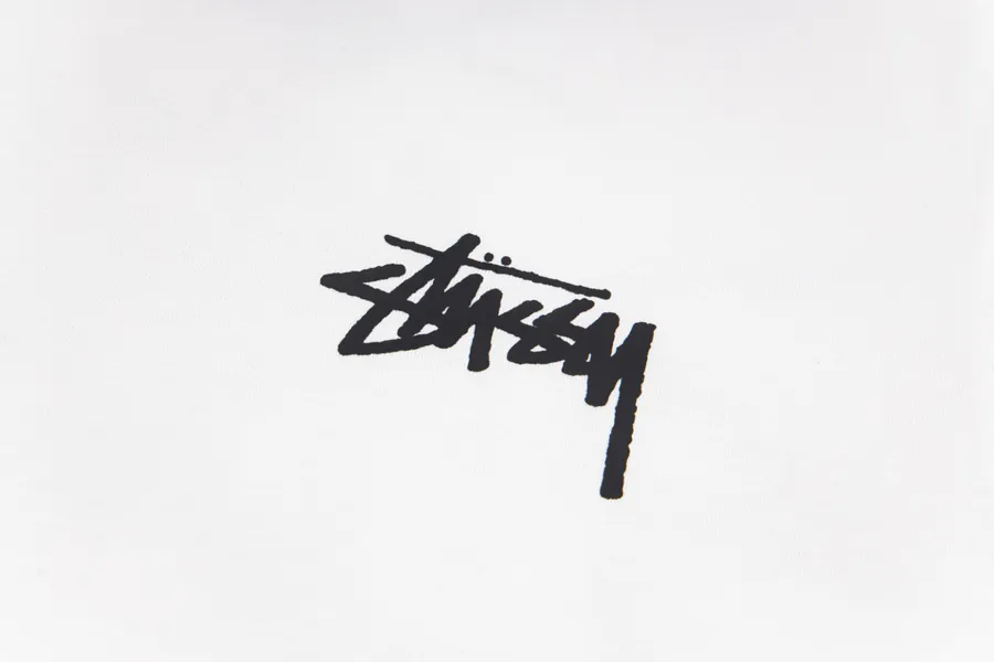 Stussy 8 Ball Shattered Tee Black and White