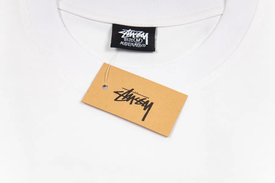 Stussy 8 Ball Shattered Tee Black and White