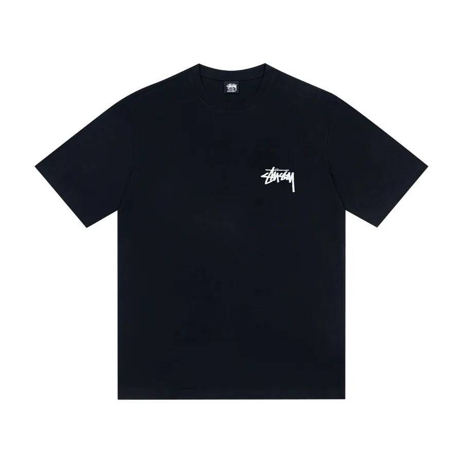 Stussy 8 Ball Shattered Tee Black and White