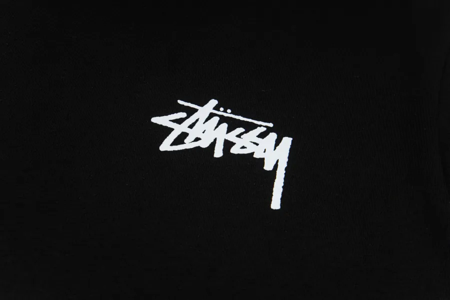 Stussy 8 Ball Shattered Tee Black and White