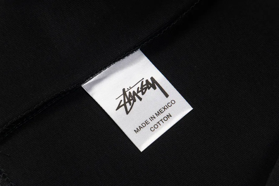 Stussy 8 Ball Shattered Tee Black and White