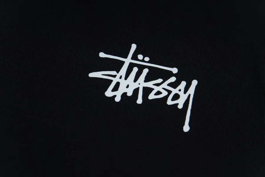 Stussy 蟑螂图案印花圆领短袖T恤 男女同款