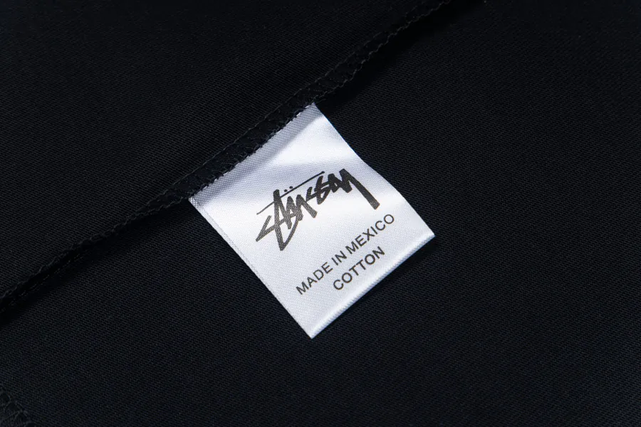 Stussy 蟑螂图案印花圆领短袖T恤 男女同款