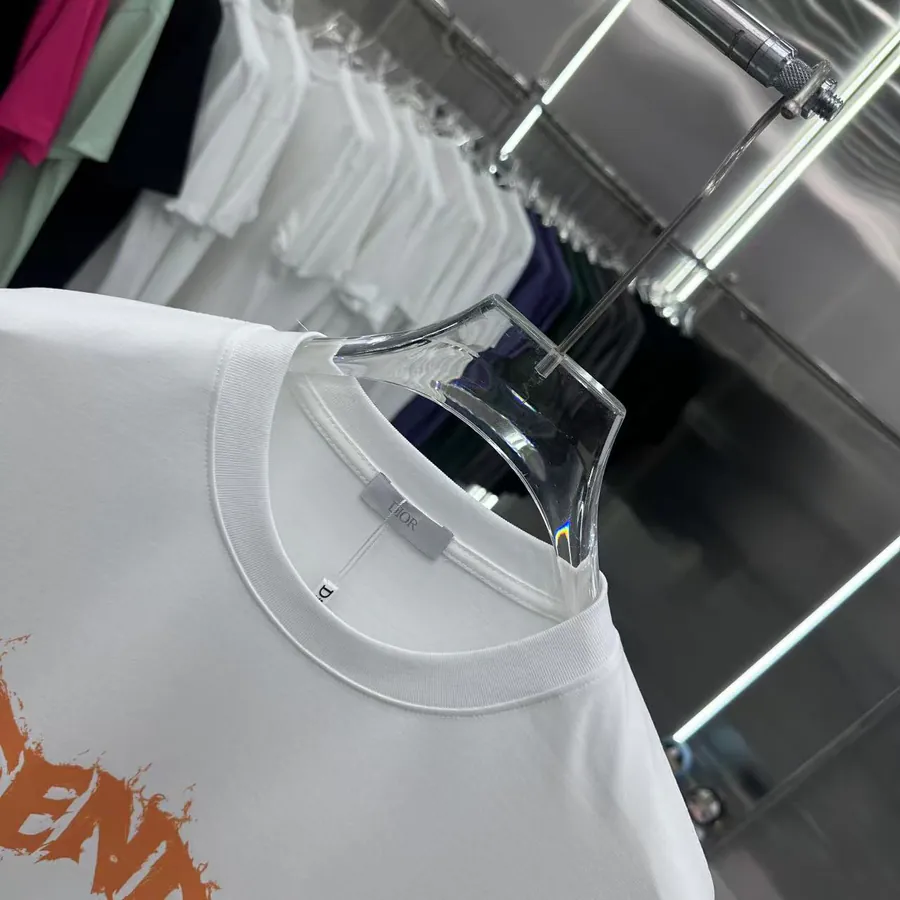 FENDI 2025 Summer New Round Neck Short Sleeve T Shirt