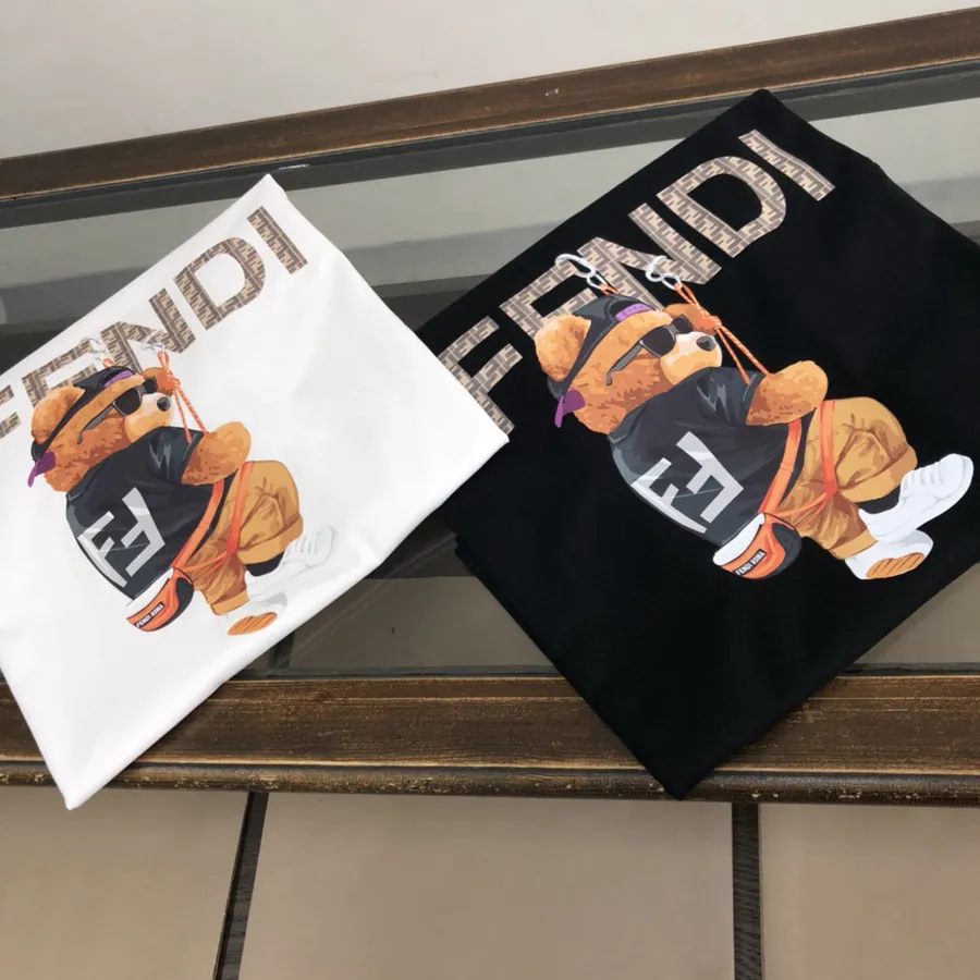 FENDI 2025 Summer New Round Neck Short Sleeve T Shirt