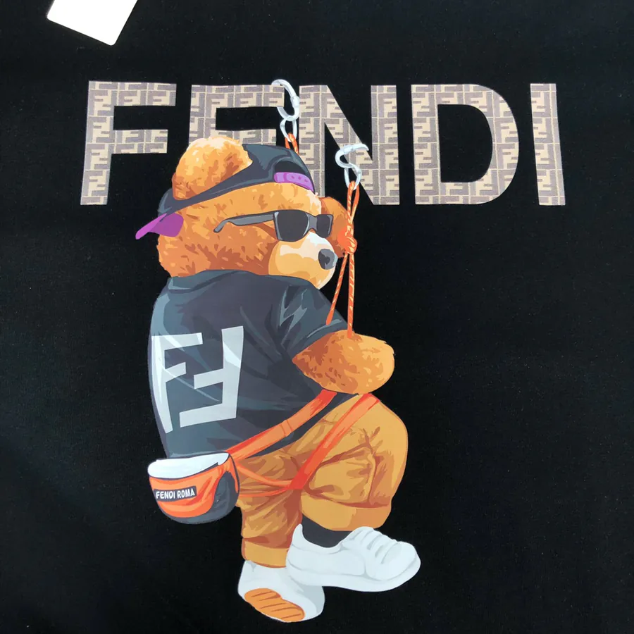 FENDI 2025 Summer New Round Neck Short Sleeve T Shirt