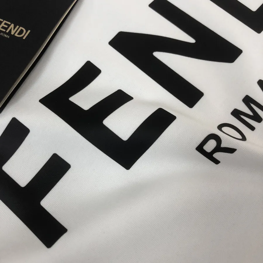 FENDI 2025 Summer New Round Neck Short Sleeve T Shirt