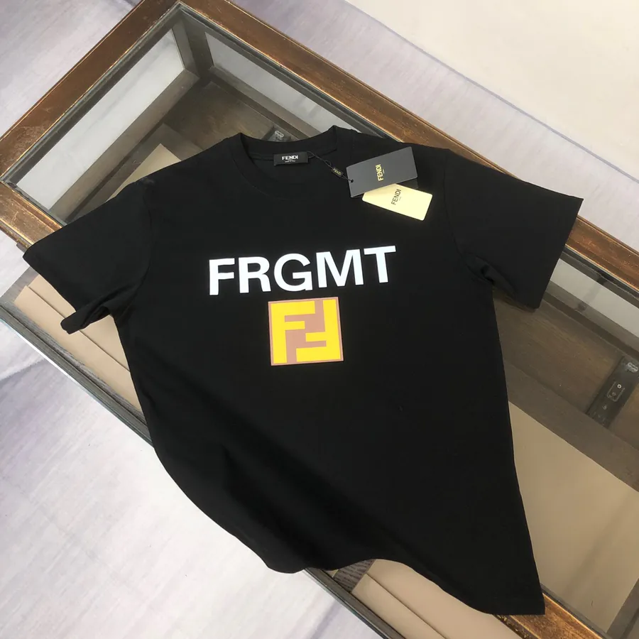 FENDI 2025 Summer New Round Neck Short Sleeve T Shirt
